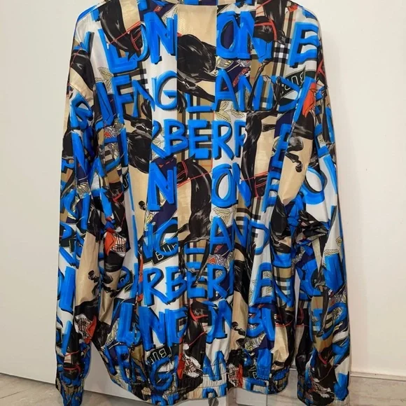 Burberry “Graffiti” Nylon Bomber jacket